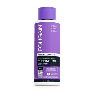 FOLIGAIN Triple Action Shampoo For Thinning Hair For Women with 2% Trioxidil 473ml - FOLIGAIN EU